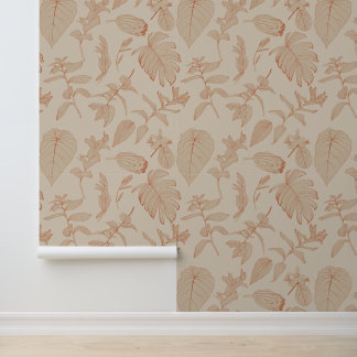 Exotische Darstellung der tropischen Linien. Tapete