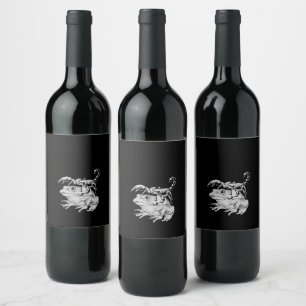 Exotische Elixiere: Weinsammlung "Scorpion & Frog" Weinetikett