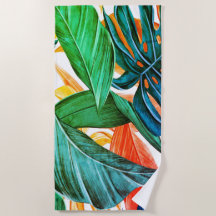 Exotische farbenfrohe Blätter aus Palmen