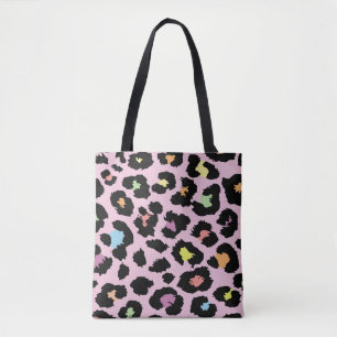 exotische, farbenfrohe Wildleopard-Design handgeze