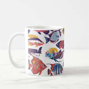 Exotische Fischmuster-Tasse Aquarium-Liebhaber-G Kaffeetasse