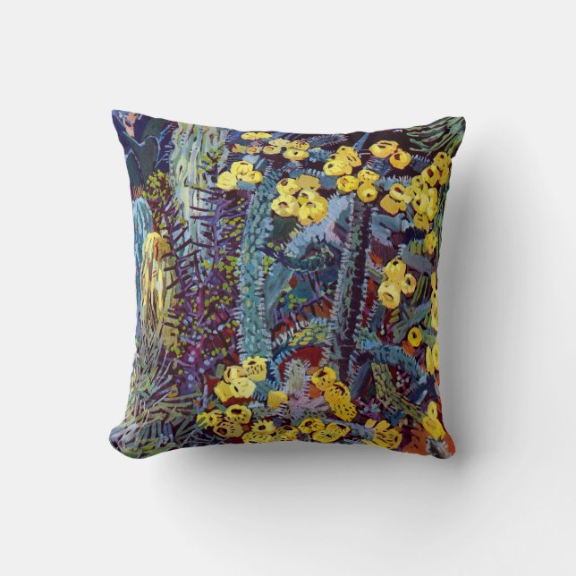 Exotische Flora #10 bei SunshineDazzle Kissen (Vorderseite)