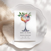 Exotische Florale Pinke Cocktail-Hochzeit im Urlau