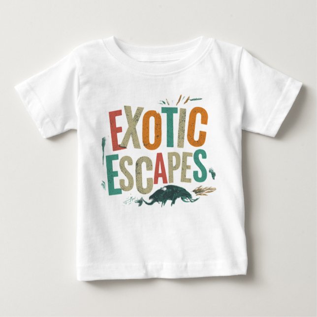 Exotische Fluchten Baby T-shirt (Vorderseite)