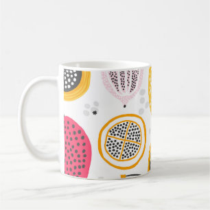Exotische Früchte handGezeichnet: Vintager Sommer Kaffeetasse