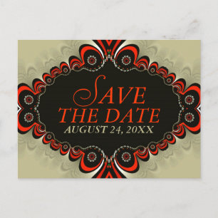 Exotische Genie-Designs Save-the-Date-Postkarte Ankündigungspostkarte