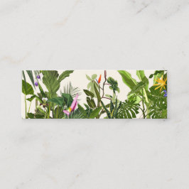 Exotische, grüne Dschungellandschaft. Treuekarte