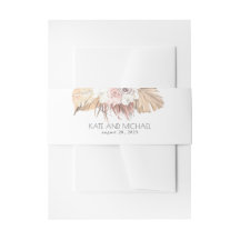 Exotische Jungle Fern-Trockenfolienhochzeit