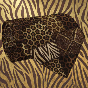 Exotische Krawatte Wildes afrikanisches Tiermust