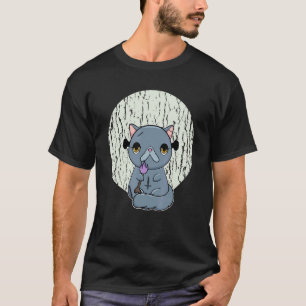 Exotische Kurzhaar Katze Pastell Goth Feuer T-Shirt