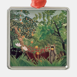 Exotische Landscape, 1910 Silbernes Ornament