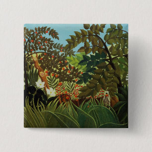 Exotische Landschaft Button