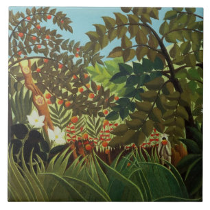 Exotische Landschaft Fliese