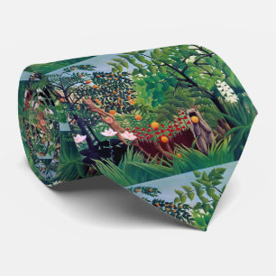 "Exotische Landschaft", Henri Rousseau Krawatte