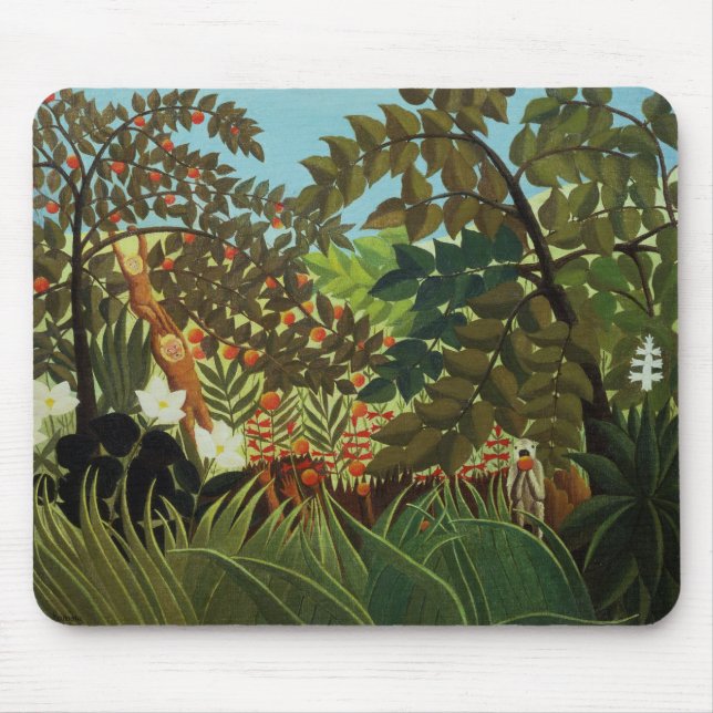 Exotische Landschaft Mousepad (Vorne)