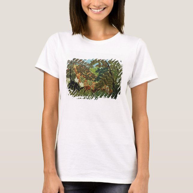 Exotische Landschaft T-Shirt (Vorderseite)