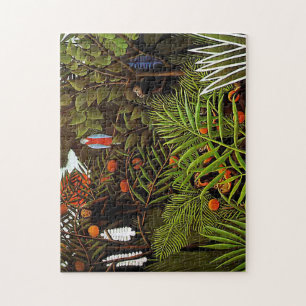 Exotische Landschaft von Henri Rousseau Puzzle