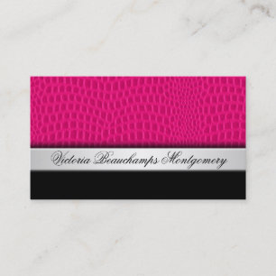 Exotische Leder-Beruflich-Natur-Visitenkarten Visitenkarte