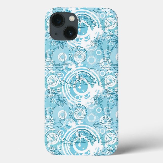 exotische Ozeanmuster Case-Mate iPhone Hülle (Rückseite)