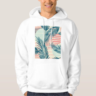 Exotische Palmen, handgezeichnet Texturen Hoodie