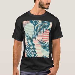 Exotische Palmen, handgezeichnet Texturen T-Shirt