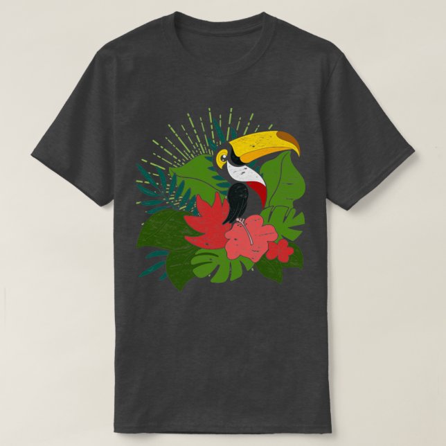 Exotische Pflanze Ornithologie Bird Birdwatcher Tr T-Shirt (Design vorne)
