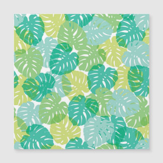 Exotische Pflanze: Tropical Monstera Magnetkarte