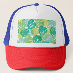 Exotische Pflanze: Tropical Monstera Truckerkappe