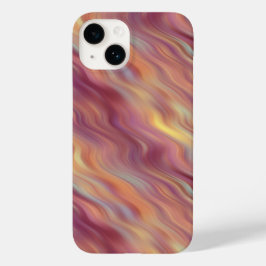 Exotische Plumeria Wavy Textur Case-Mate iPhone 14 Hülle