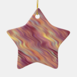 Exotische Plumeria Wavy Textur Keramik Ornament