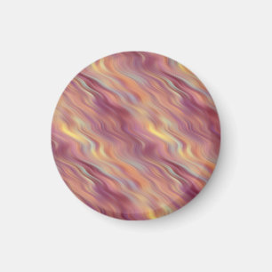Exotische Plumeria Wavy Textur Magnet