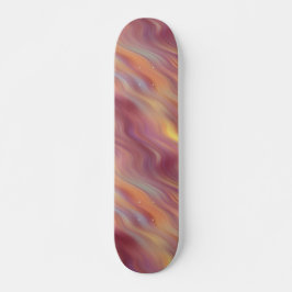 Exotische Plumeria Wavy Textur Skateboard