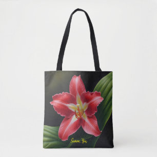 Exotische rote Lilienblüte-Luxus-Blumenillustratio
