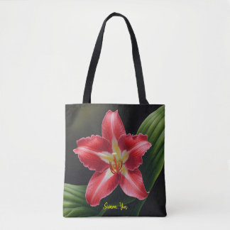 Exotische rote Lilienblüte-Luxus-Blumenillustratio