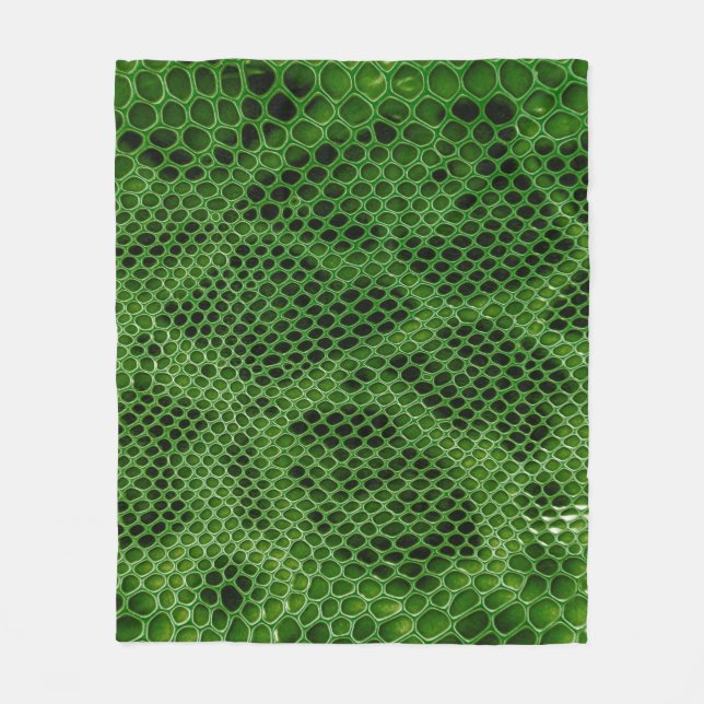 Exotische Schlangenhaut Hintergrund Fleecedecke (Vorderseite)
