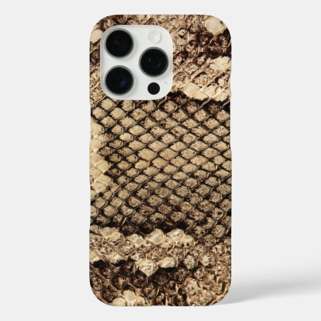 Exotische Schlangenhautmuster aus Tiermustern, mod Case-Mate iPhone Hülle (Rückseite)