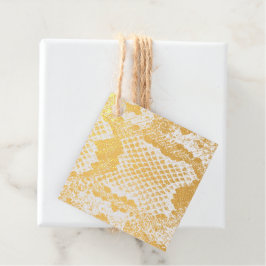 Exotische Schlangenhautmuster, rotes Gold, schwarz Geschenkanhänger