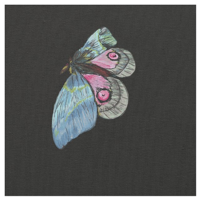 Exotische Schmetterling Stoff (Nahaufnahme)