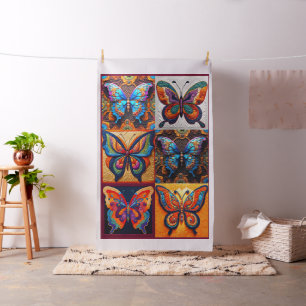 Exotische Schmetterlinge Cheater Quilt Nähen Stoff