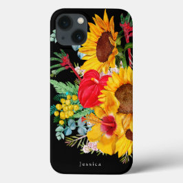 Exotische Sommer-tropische Wildblumen Case-Mate iPhone Hülle