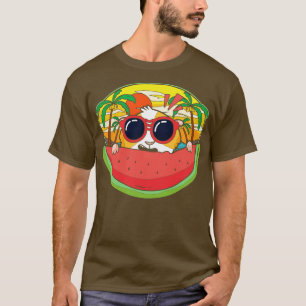 Exotische Sonnenuntergangs-Wassermelonen-Sonnenbri T-Shirt