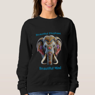 exotische Tiere Elefant Schöner Geist Tibetische K Sweatshirt