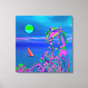 Exotische Träume Leinwanddruck