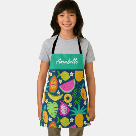 Exotische tropische Früchte Custom Koch Kids Schürze