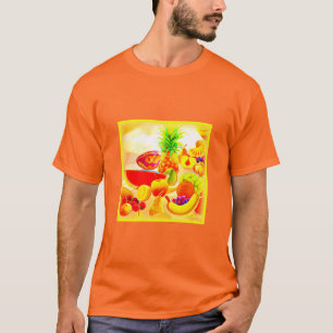 Exotische tropische Früchte Malerei. Jetzt kaufen T-Shirt