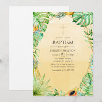 Exotische tropische geometrische Taufe