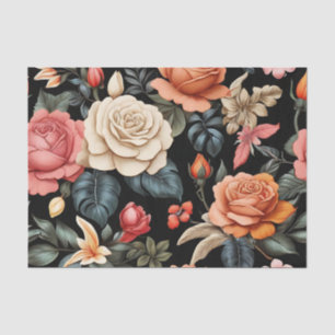 Exotische Vintage tropische Blume Seidenpapier