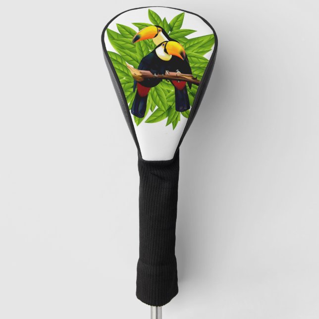 Exotische Vögel Golf Headcover (Vorderseite)