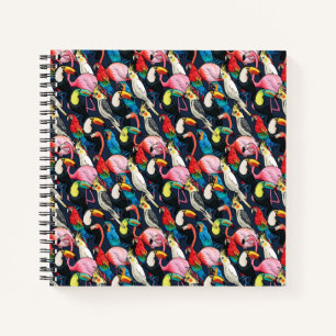 Exotische Vögel Notizbuch