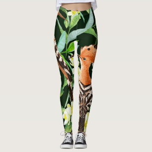 Exotische Vögel: Tropischer Vintage-Druck Leggings